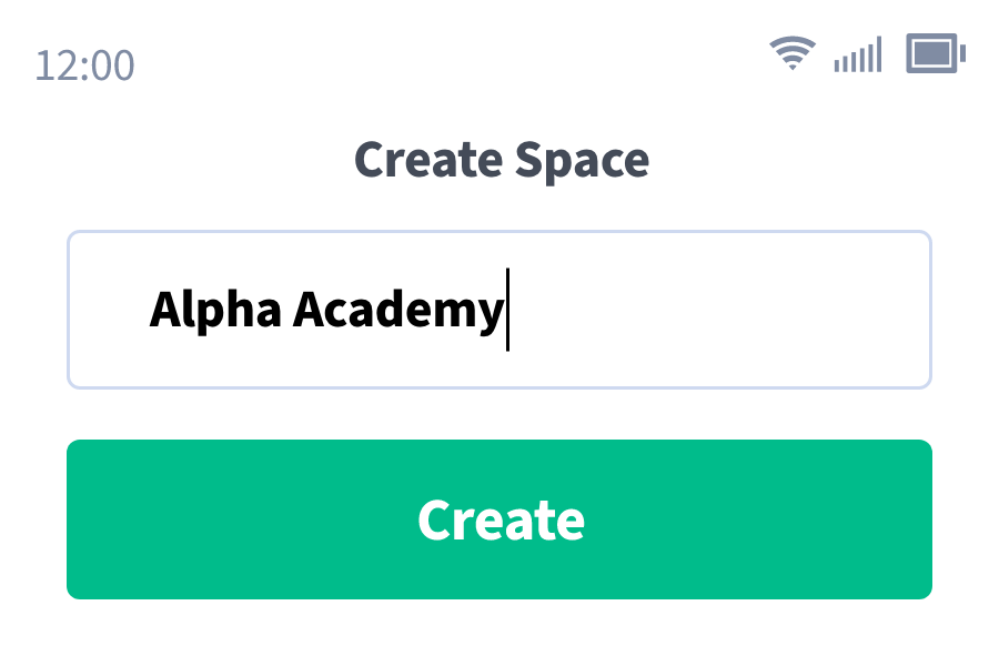 Palmnote Create Space